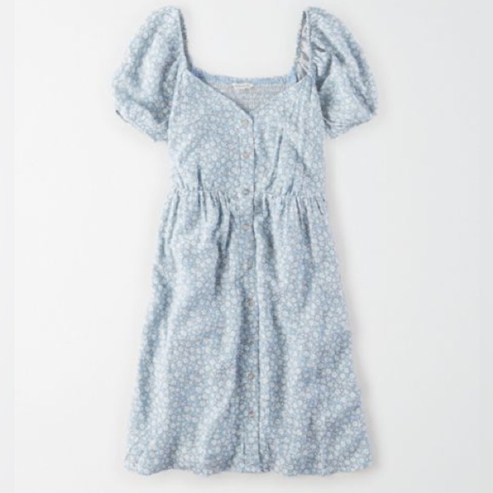 American eagle puff sleeve dress